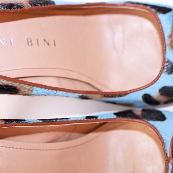 Gianni Bini Leopard Print Heels Size (6) - Picture 6 of 8